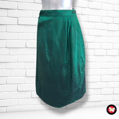 **HOY** Falda tornasolada color Verde Talla S