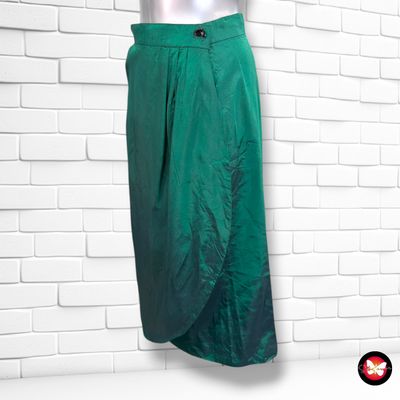 **HOY** Falda tornasolada color Verde Talla S