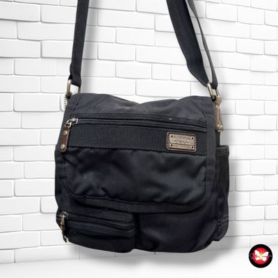 **HOY** Bolso bandolera de tela FOSSIL color Negro Talla MEDIANO