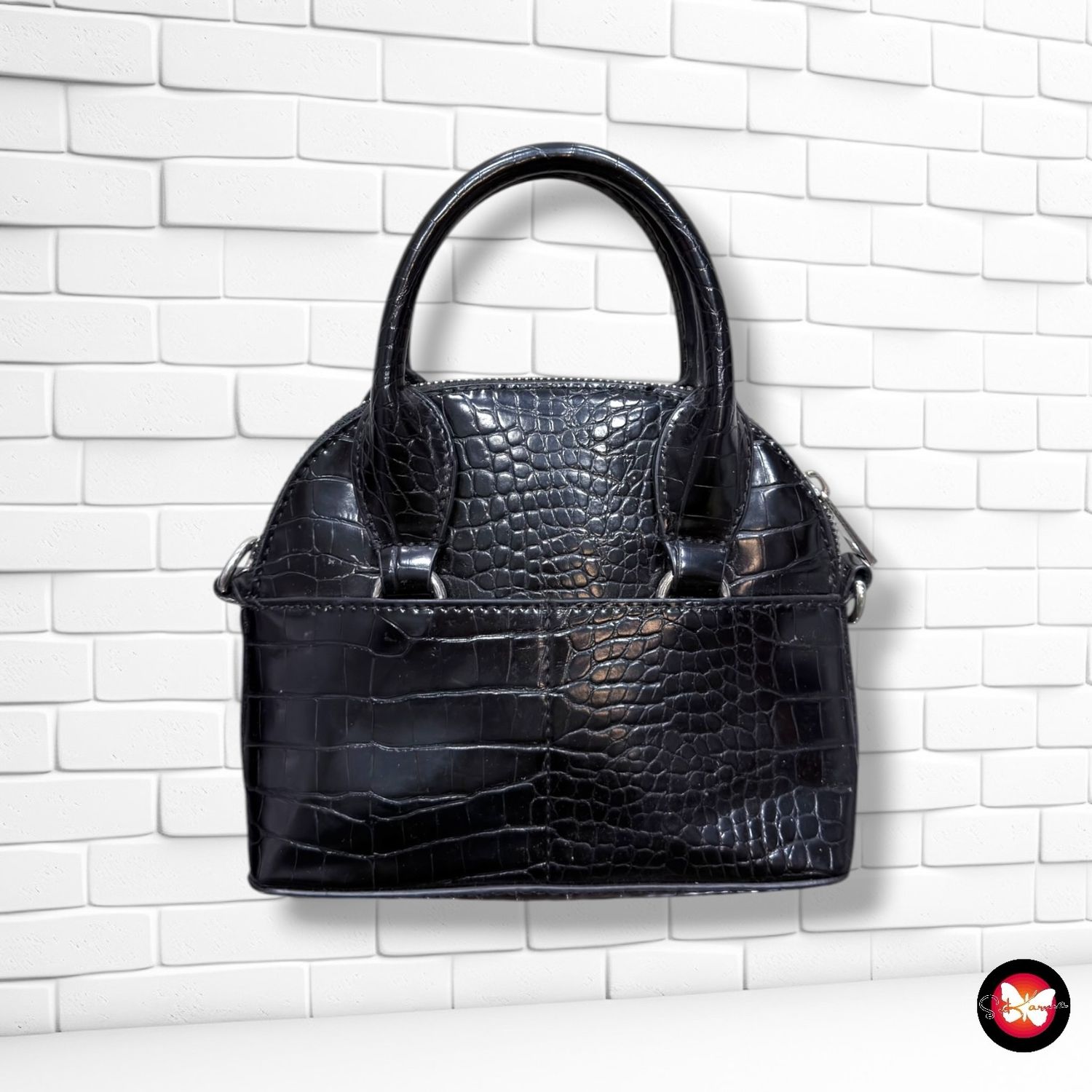 **HOY** Bolso de mano ZARA color Negro Talla MINI