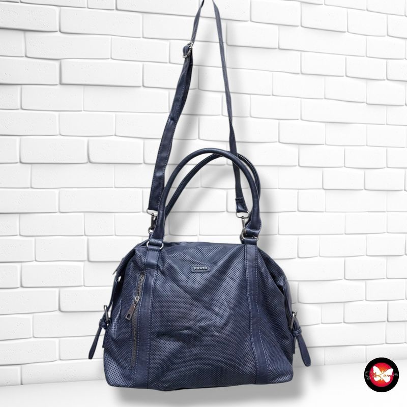 Bolso de hombro / bandolera PRATO color Azul Talla GRANDE