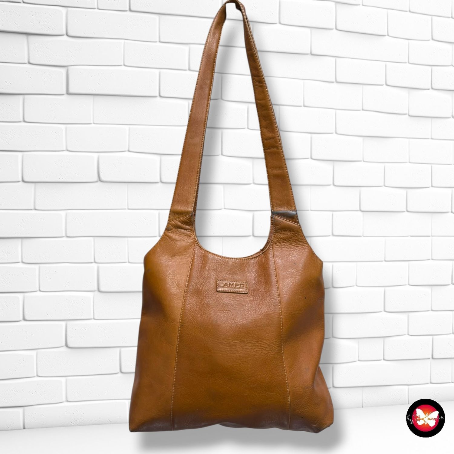 Bolso de hombro de piel CAMPO by HAROLD’S color Marrón Talla MEDIANO