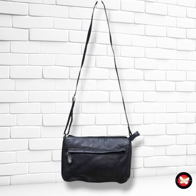 **HOY** Bolso bandolera de piel  color Negro Talla PEQUEÑO
