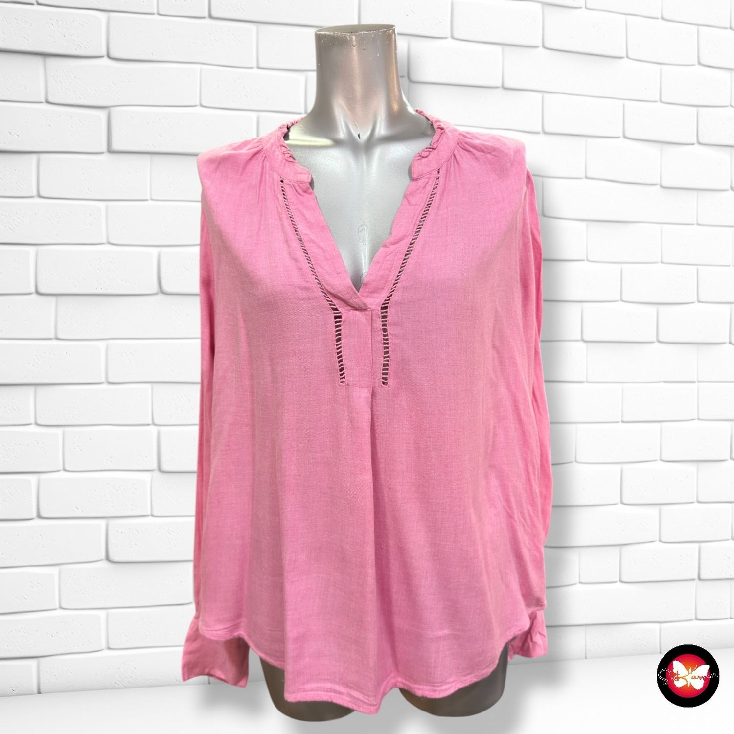 Blusa de manga larga  NEXT color Rosa Talla 40 (12UK)