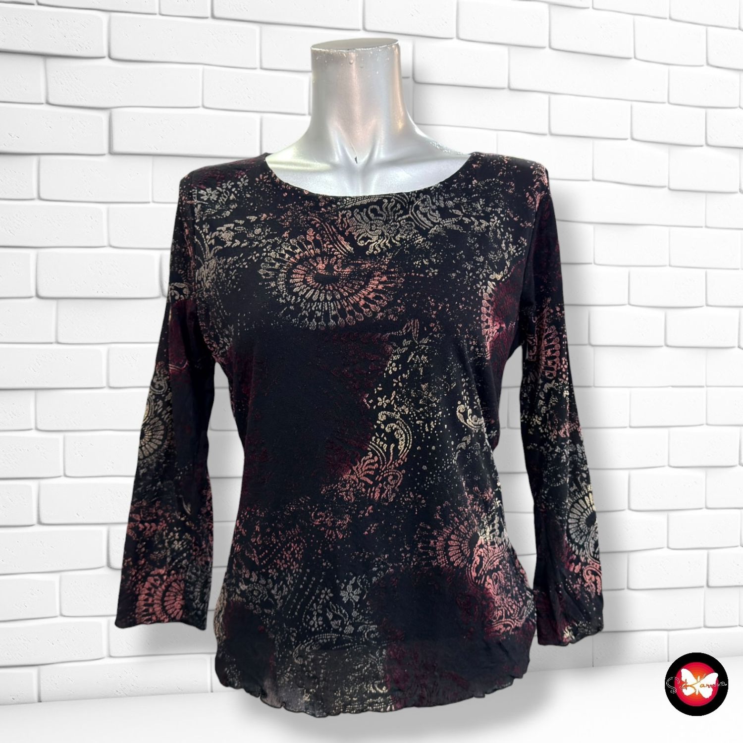 **HOY** Blusa de manga larga  PURE &amp; SIMPLE color Negro y varios Talla S