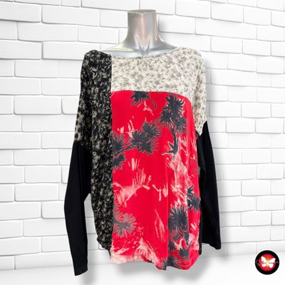 **HOY** Blusa corte mariposa estampada MISS CAPTAIN color Varios Talla XL