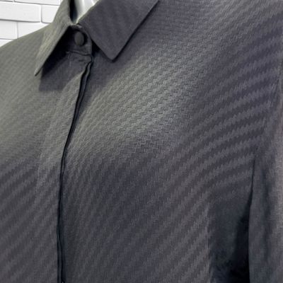 **HOY** Camisa de manga larga de seda ARMANI COLLEZIONI color Gris Talla 40 (44 italiana)