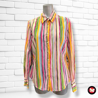 **HOY** Camisa de manga larga de rayas TOMMY HILFIGER color Varios Talla 38 (8USA)