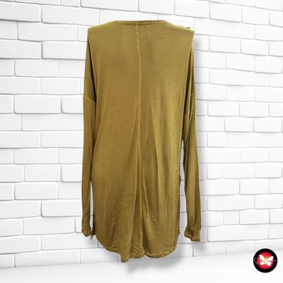 **HOY** Camiseta de manga laga M&S COLLECTION color Verde oliva Talla 44 (16UK)