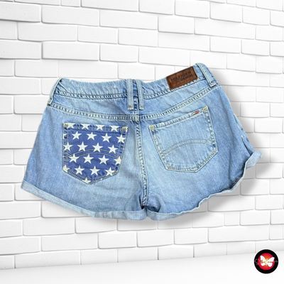 **HOY** Short con bandera TOMMY HILFIGER color Azul vaquero Talla S (W26)