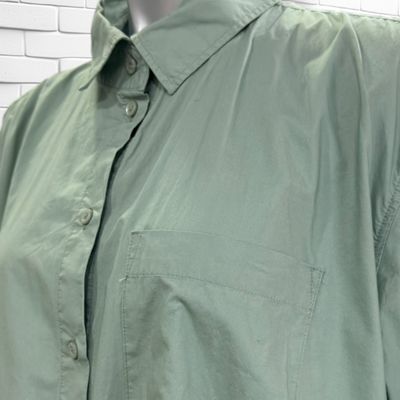 **HOY** Vestido camisero JAKE’S color Verde salvia Talla 40