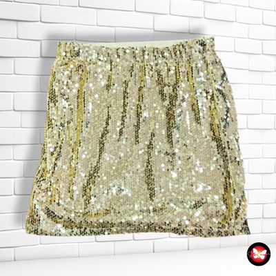 **HOY** Falda de lentejuelas  color Dorado Talla XS