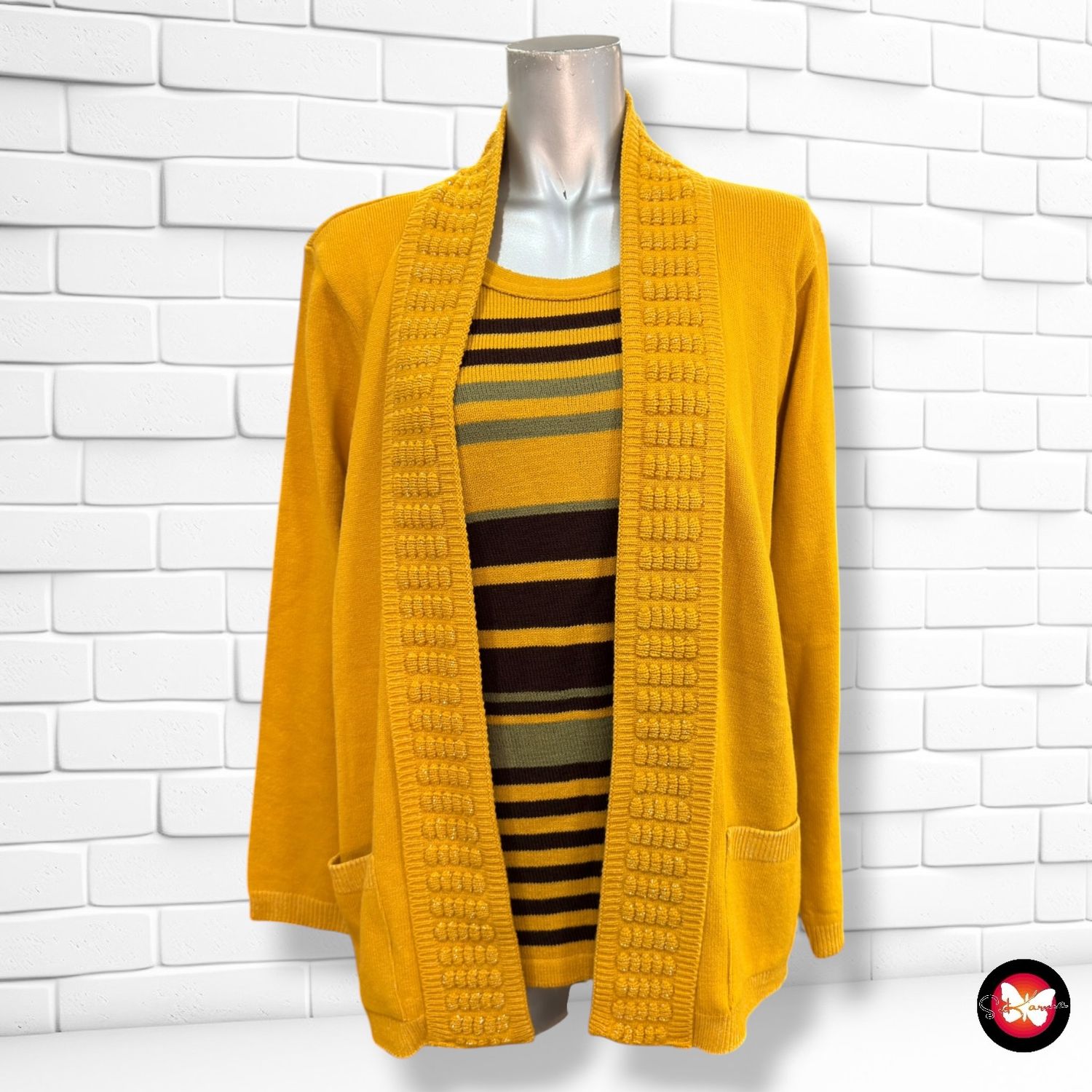 **HOY** Jersey con chaqueta  color Mostaza Talla L/XL