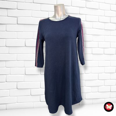 **HOY** Vestido de media manga con detalle terciopelo  PIMKIE color Azul marino Talla S