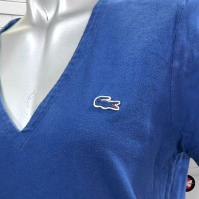 Camiseta de manga corta LACOSTE color Azul Talla 36