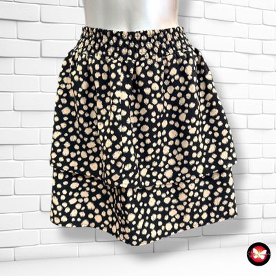 Falda larga con volante COLLOSEUM color Negro y beige Talla XL