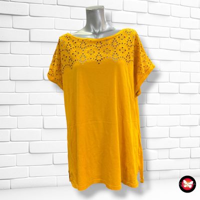 **HOY** Camiseta de manga corta YESSICA color Mostaza Talla 48/50