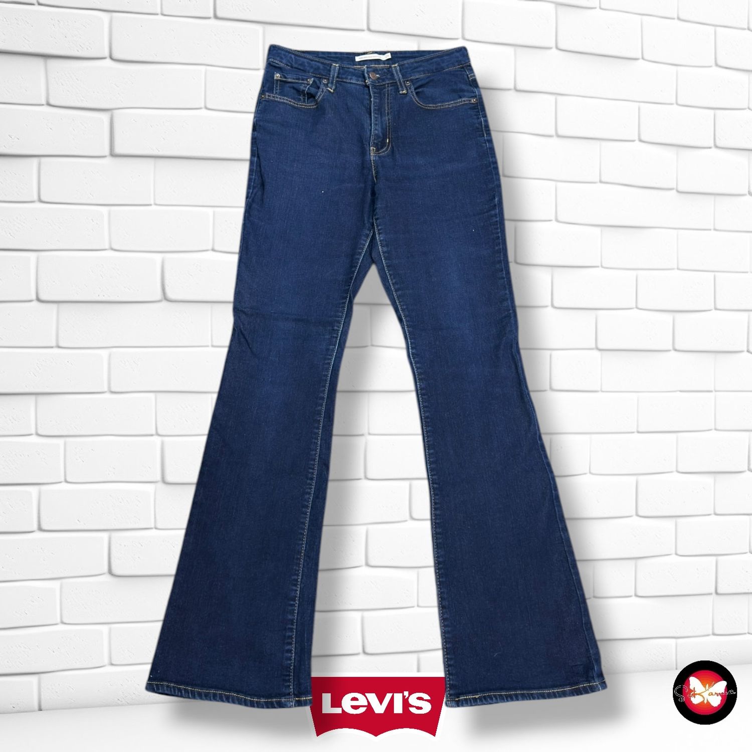 **HOY** Pantalón 725 HIGH RISE BOOTCUT LEVI’S color Azul vaquero oscuro Talla M/L (W29)
