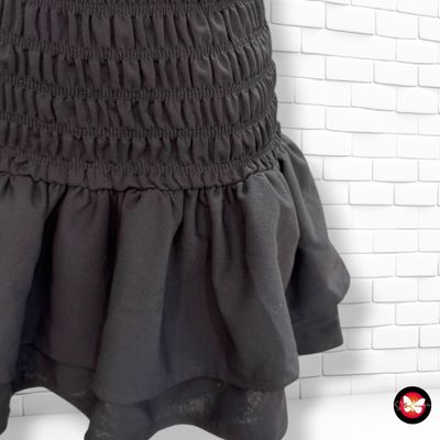 **HOY** Falda de volante ZARA color Negro Talla M