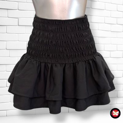 **HOY** Falda de volante ZARA color Negro Talla M