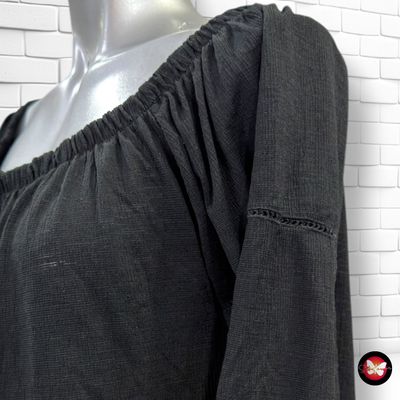 **HOY** Blusa escote barco PULL&amp;BEAR color Negro Talla M