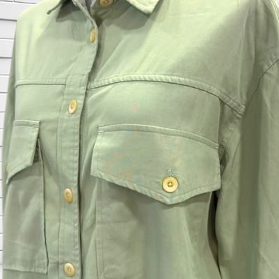 **HOY** Camisola oversized MANGO color Verde Talla S