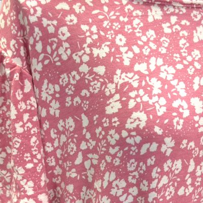 **HOY** Camiseta de manga corta de florecitas JANINA color Rosa y blanco Talla 44