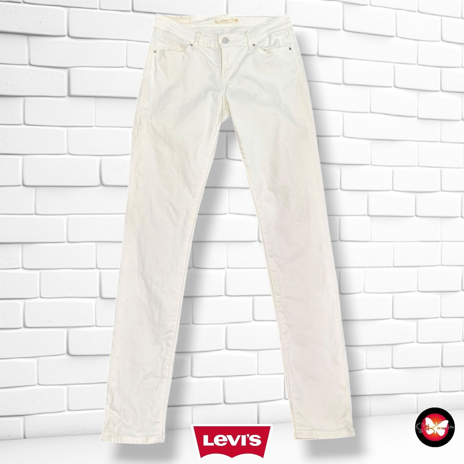 **HOY** Pantalón 711 SKINNY LEVI’S color Blanco Talla S (W26)
