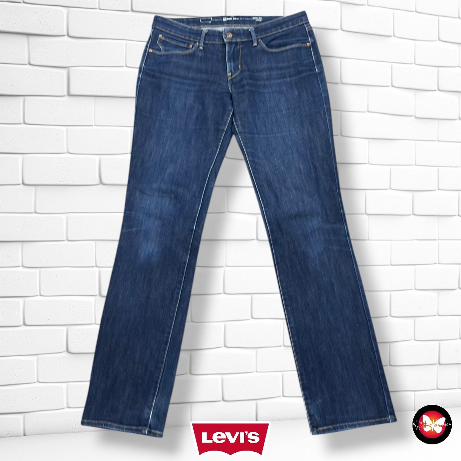 **HOY** Pantalón DEMI CURVE LEVI’S color Azul vaquero oscuro Talla L (W30)