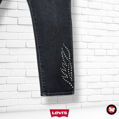 **HOY** Pantalón 721 HIGH RISE SKINNY LEVI’S color Negro vaquero Talla L (W32)
