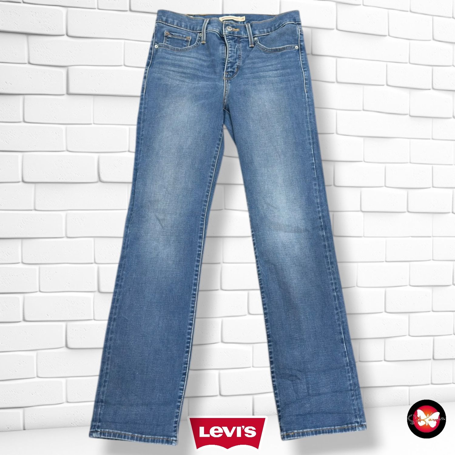 **HOY** Pantalón 314 SHAPING STRAIGHT LEVI’S color Azul vaquero Talla M (W28)