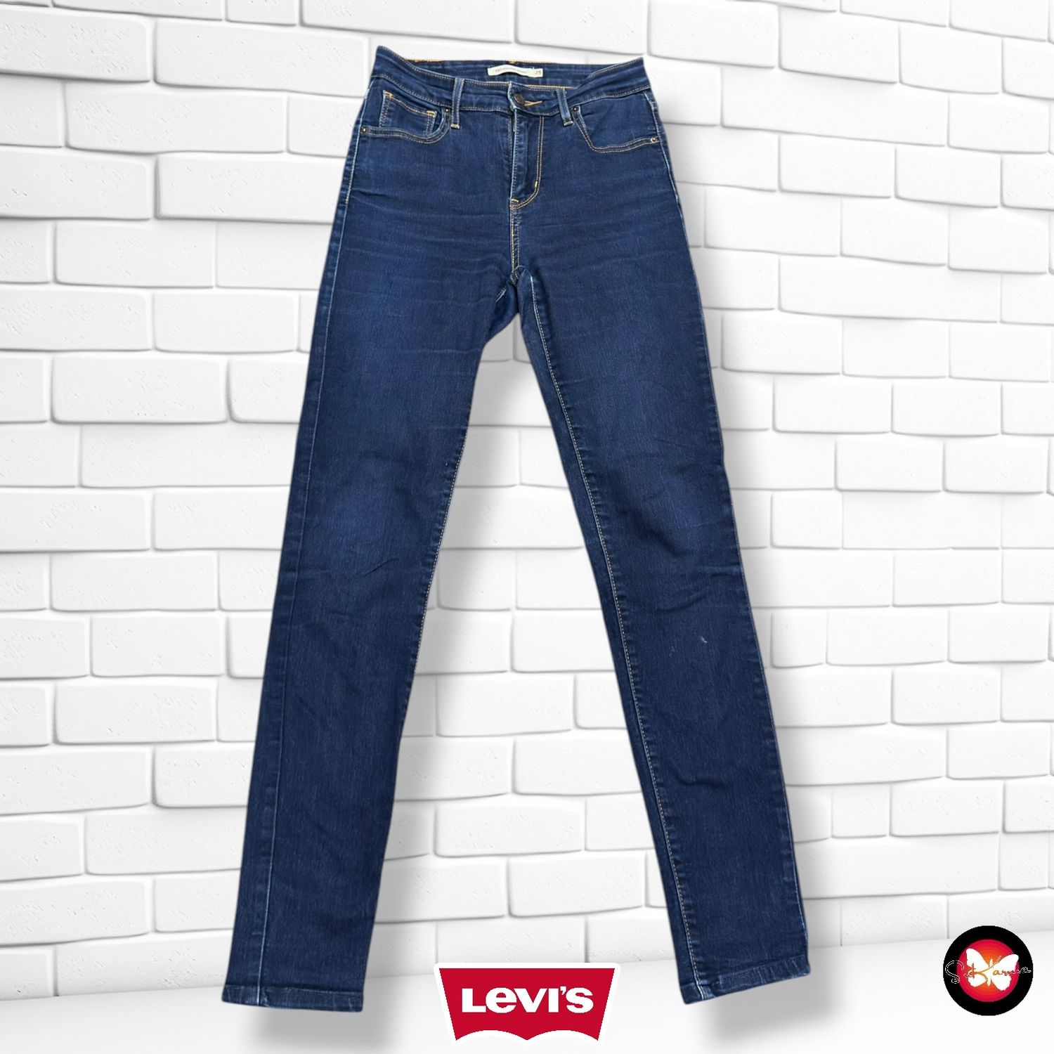 **HOY** Pantalón 721 HIGH RISE SKINNY LEVI’S color Azul vaquero oscuro Talla XS (W25)