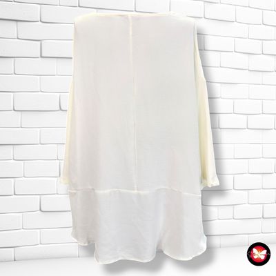 **HOY** Blusa con nudo PRIMARK color Crema Talla 44
