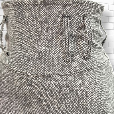 **HOY** Falda elástica lápiz  color Gris Talla XXS