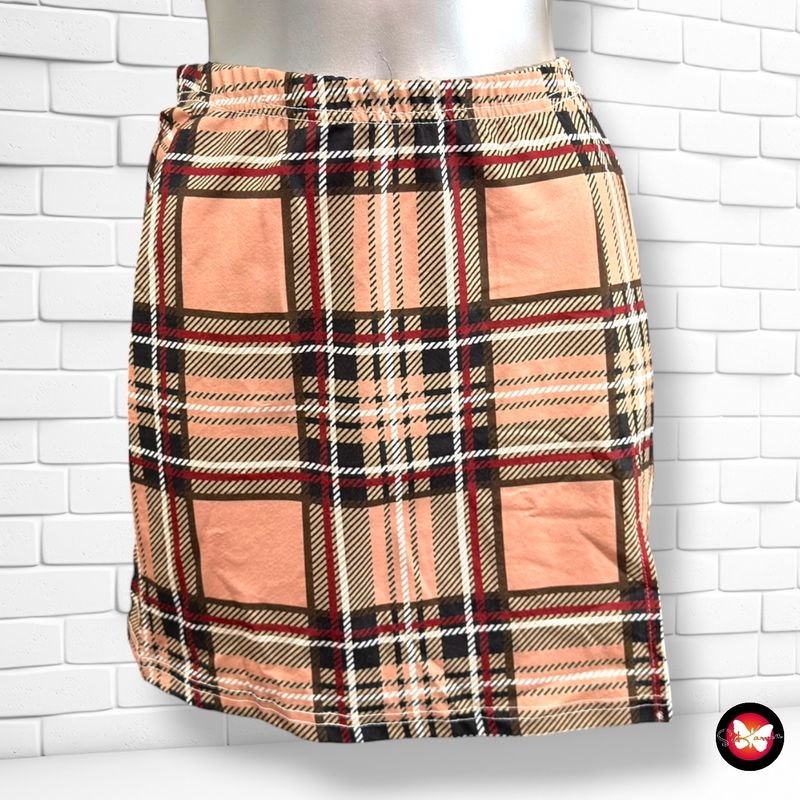 **HOY** Falda elástica de cuadros SHEIN color Varios Talla S