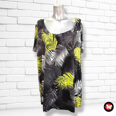 **HOY** Camiseta de manga corta estampada JANINA color Negro, gris y neón Talla 46