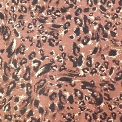 **HOY** Falda elástica animal print COLOURS OF THE WORLD color Marrón y negro Talla XL