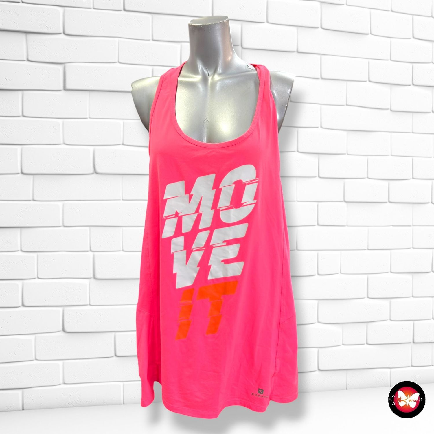 **HOY** Camiseta deportiva OXYLANE color Rosa neón Talla 46