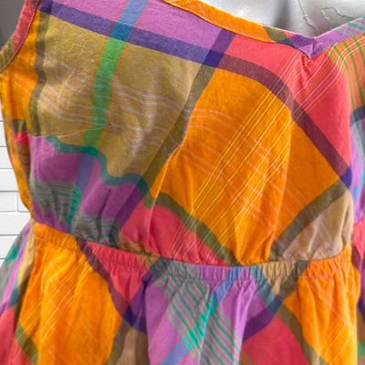 **HOY** Vestido de cuadros H&amp;M color Varios Talla 36