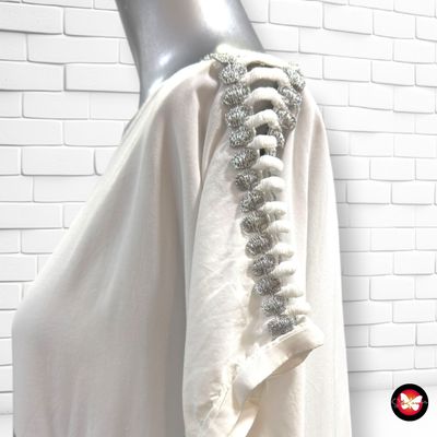 **HOY** Blusa de manga corta  color Blanco Talla ÚNICA GRANDE