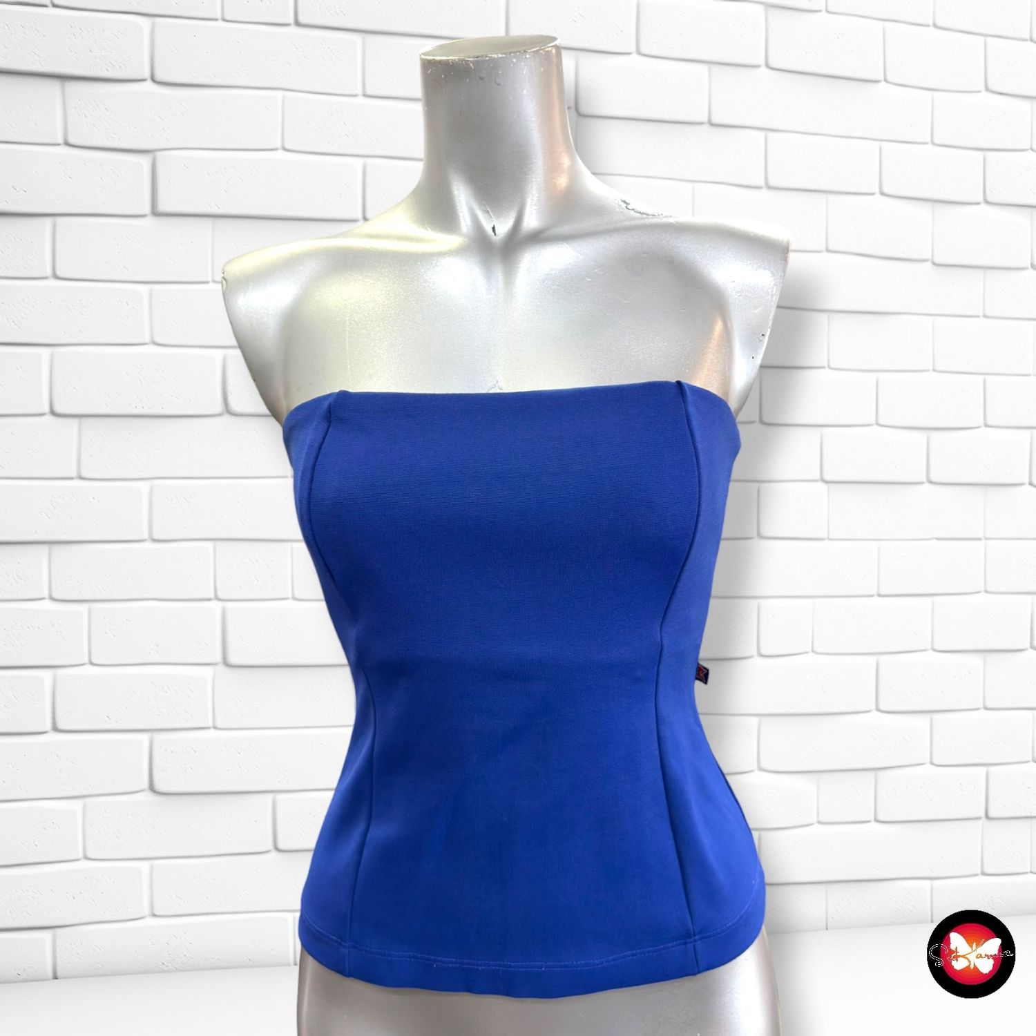 **HOY** Top palabra de honor  color Azul Talla S