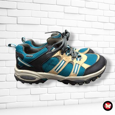 **HOY** Zapatillas trecking  color Turquesa y beige Talla Calzado 40
