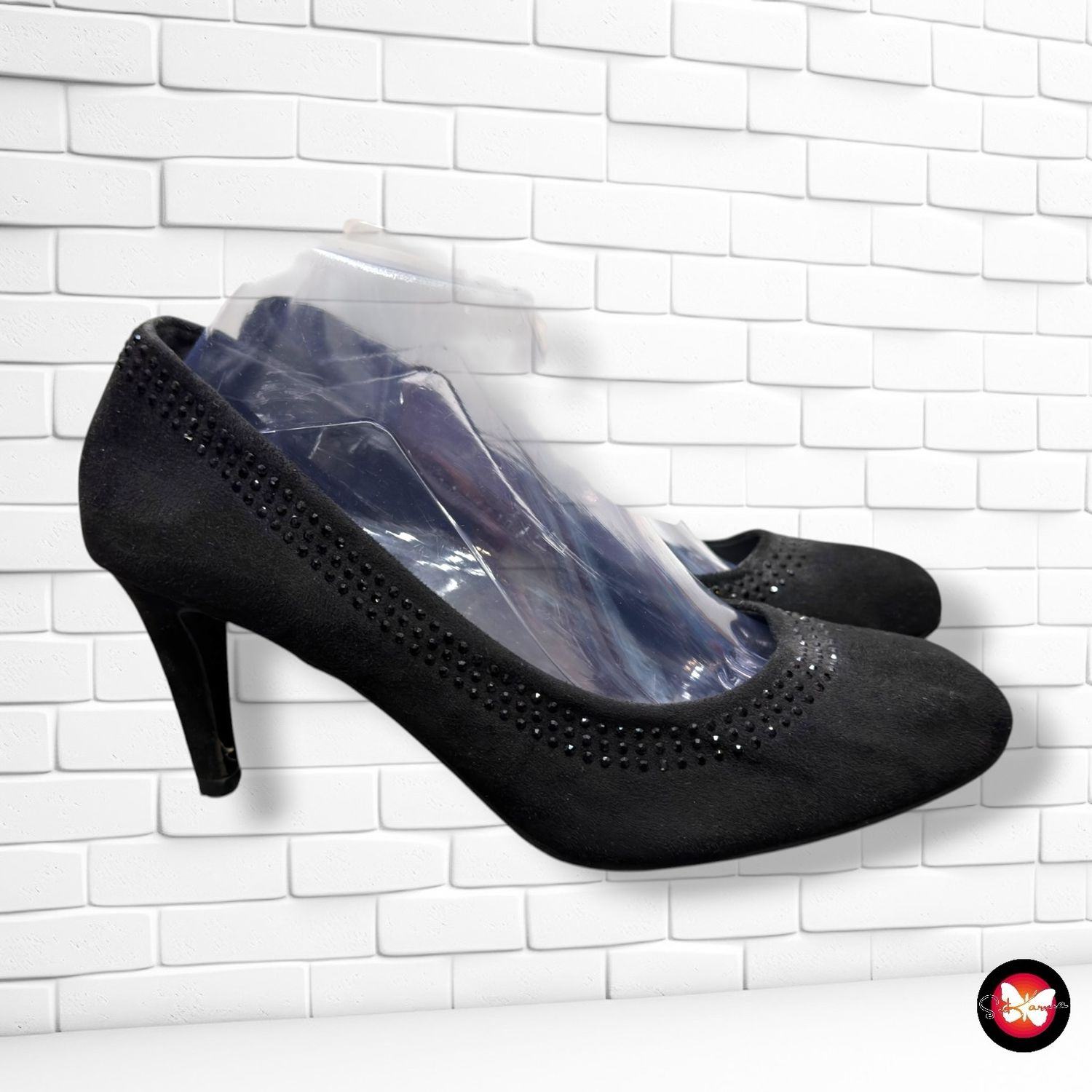 **HOY** Zapatos de tacón con brillitos TREND ONE color Negro Talla Calzado 41