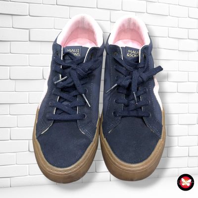 **HOY** Zapatillas MAUI &amp; SONS color Azul marino y rosa Talla Calzado 38