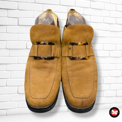 **HOY** Zapatos planos de ante CASTEL color Camel Talla Calzado 39