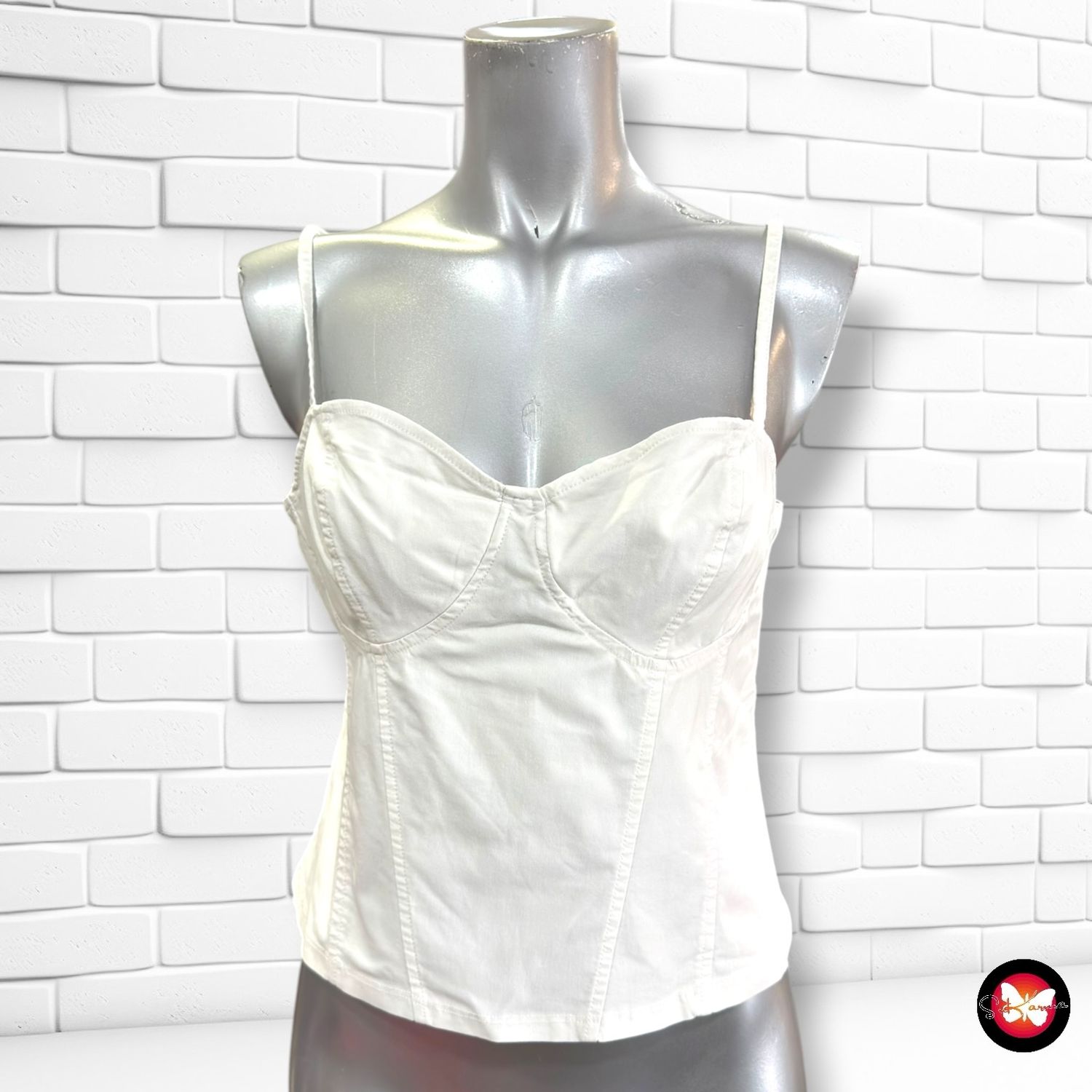 **HOY** Blusa de tirantes DIVIDED color Blanco Talla 42