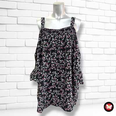 **HOY** Blusa con hombros descubiertos  JANINA color Negro Talla 54