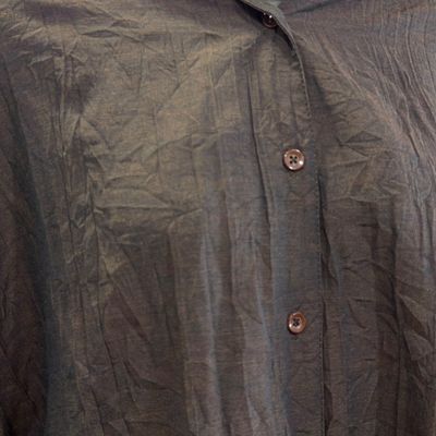 **HOY** Camisola asimétrica con capucha  MOMENTE color Marrón Talla ÚNICA GRANDE