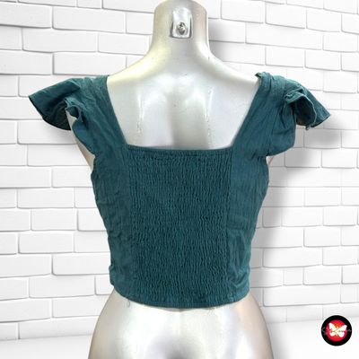 **HOY** Crop top SHEIN color Petróleo Talla S