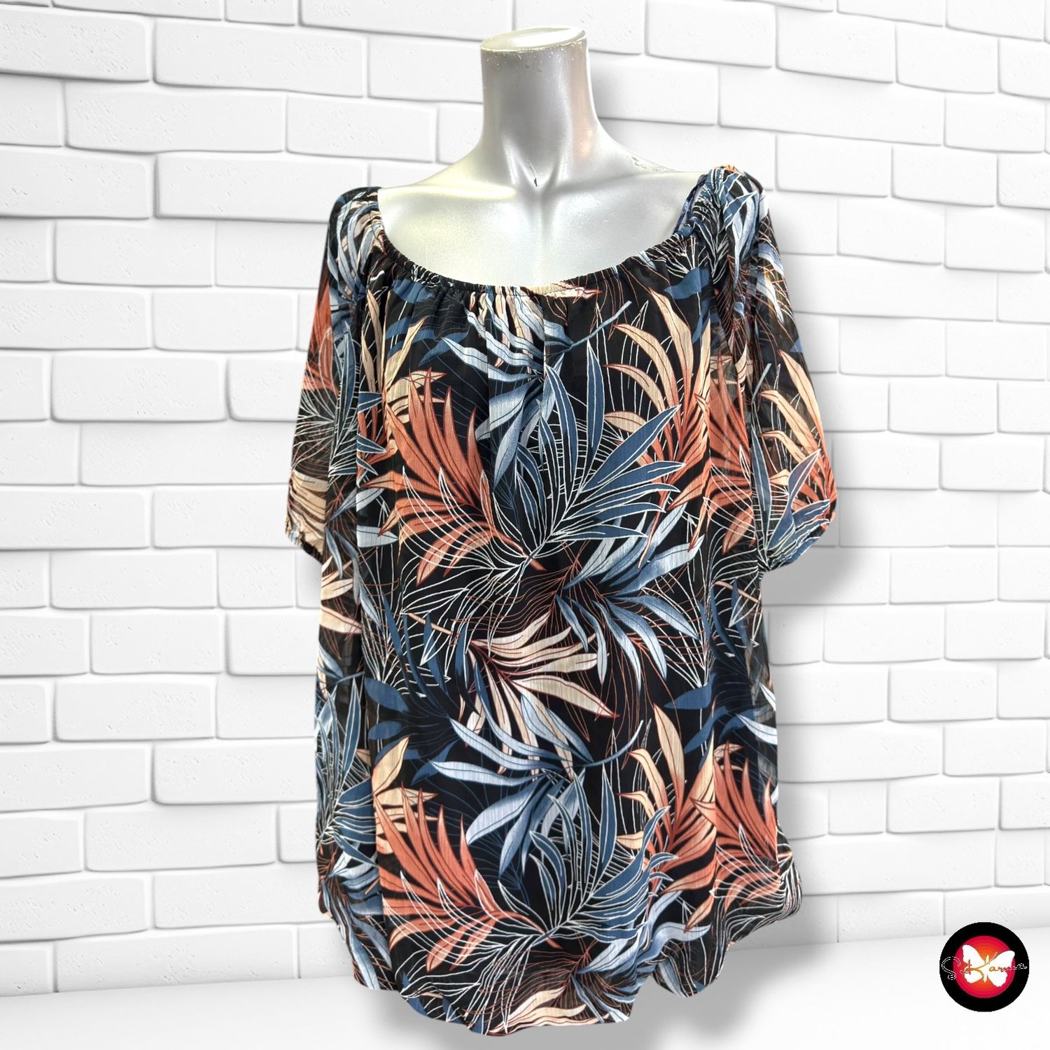 **HOY** Blusa de gasa  color Varios Talla 3XL